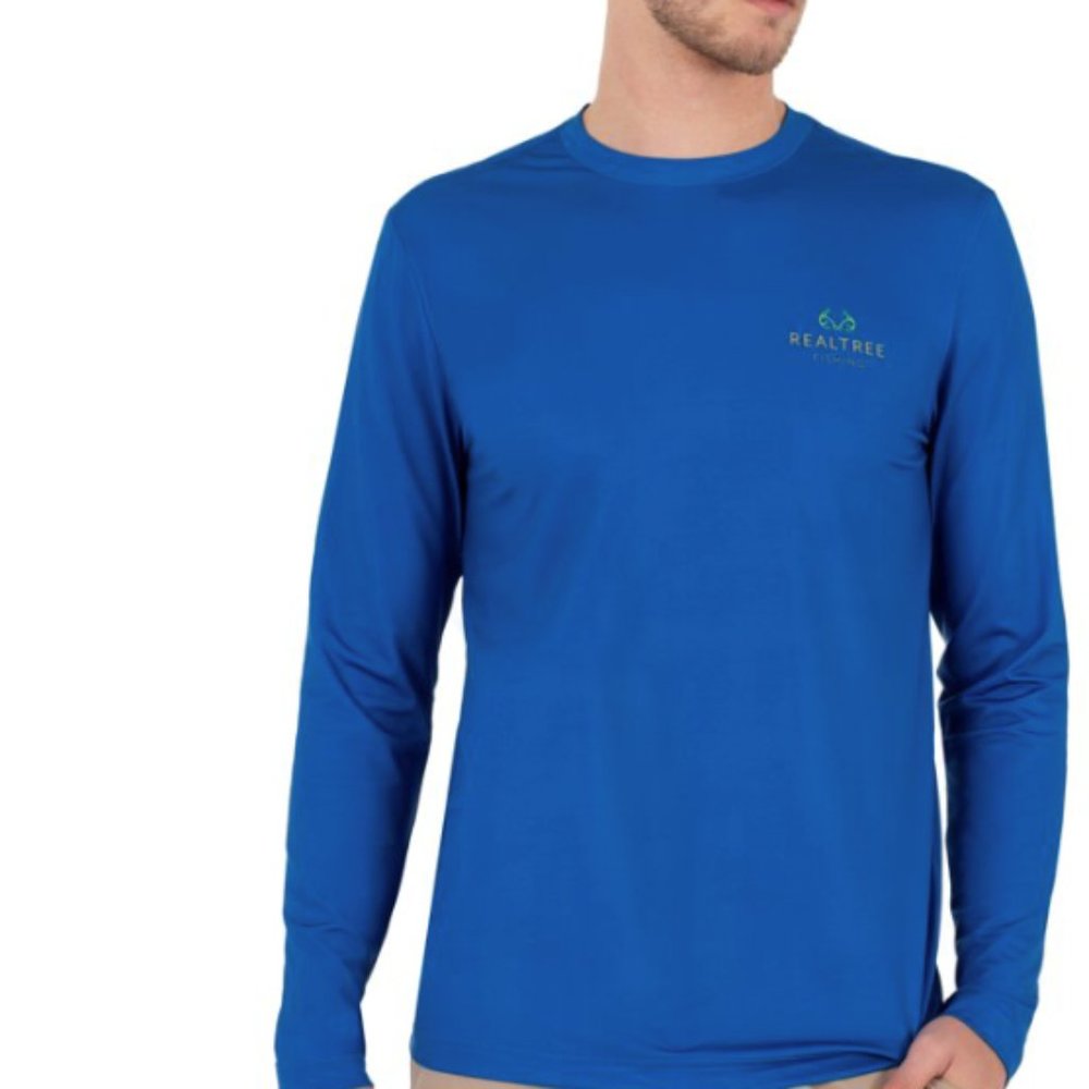 T-shirt Fishing mens new size M (chest 38-40") or XL performance Realtree